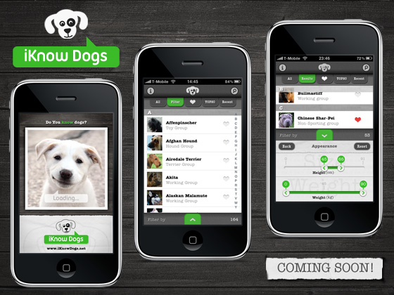 iKnow Dogs iPhone App