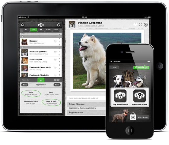 iKnow Dogs for iPad, iPhone and iPod touch